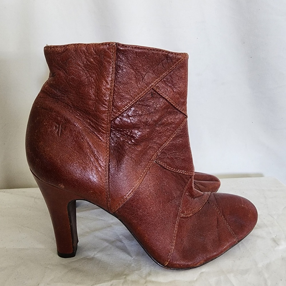 Womens Frye Ava Shootie 10 77871 Brown Boots